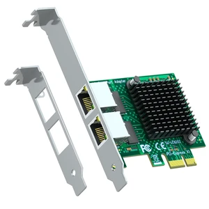 LE8202 2-Port Gigabit PCIe Network Card, Dual RJ45 NIC LE8202 2-Port Gigabit PCIe Network Card, Dual RJ45 NIC