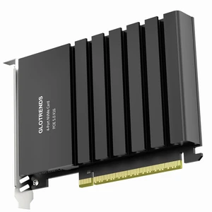 Quad M.2 NVMe PCIe 5.0 X16 Adapter Card, Bifurcation Required Quad M.2 NVMe PCIe 5.0 X16 Adapter Card, Bifurcation Required