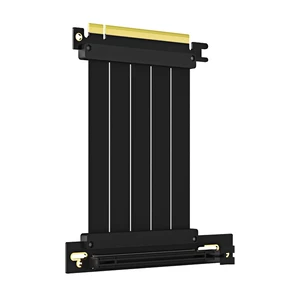 100mm PCIe 4.0 x16 GPU Riser Cable, 90 Degree Right Angle 100mm PCIe 4.0 x16 GPU Riser Cable, 90 Degree Right Angle