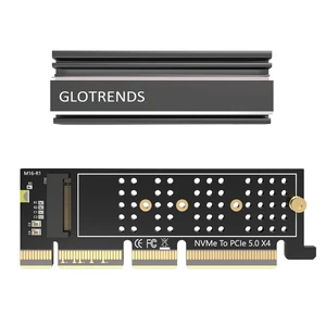 PA19-1U M.2 NVMe SSD to PCIe 5.0 X4 Adapter with Heatsink PA19-1U M.2 NVMe SSD to PCIe 5.0 X4 Adapter with Heatsink