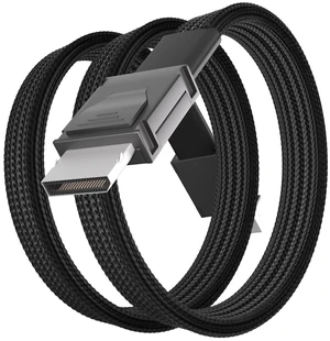 400mm Oculink Cable PCIe 4.0 SFF-8611 4i Male Extension Cable for Oculink eGPU onexGPU Mini PC SSD 400mm Oculink Cable PCIe 4.0 SFF-8611 4i Male Extension Cable for Oculink eGPU onexGPU Mini PC SSD