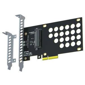 PU15N U.2 to PCIe 5.0 X4 Adapter Card for 2.5" U.2 SFF-8639 PU15N U.2 to PCIe 5.0 X4 Adapter Card for 2.5" U.2 SFF-8639