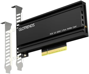 Dual M.2 NVMe to PCIe 5.0 X8 Adapter, Bifurcation Required Dual M.2 NVMe to PCIe 5.0 X8 Adapter, Bifurcation Required