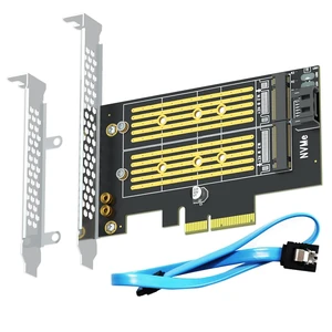 PA12 M.2 PCIe 4.0 X4 Adapter for NVMe SSD and M.2 SATA SSD PA12 M.2 PCIe 4.0 X4 Adapter for NVMe SSD and M.2 SATA SSD