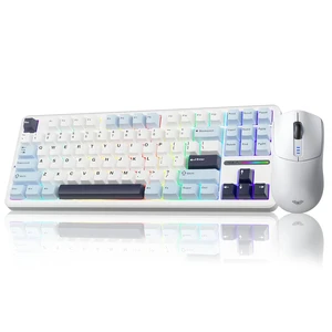 Wireless Keyboard and Mouse Combo, F87 Mechanical Keyboard+SC580 Wireless Gaming Mouse White Wireless Keyboard and Mouse Combo, F87 Mechanical Keyboard+SC580 Wireless Gaming Mouse White