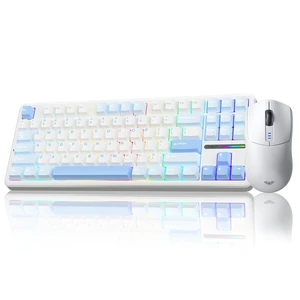 Wireless Keyboard and Mouse Combo, F87 Mechanical Keyboard+SC580 Wireless Gaming Mouse White Wireless Keyboard and Mouse Combo, F87 Mechanical Keyboard+SC580 Wireless Gaming Mouse White