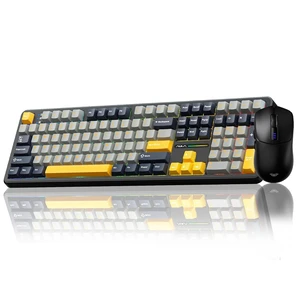 Wireless Keyboard and Mouse Combo, F108 Full Size Mechanical Keyboard SC580 Tri-Mode Gaming Mouse Wireless Keyboard and Mouse Combo, F108 Full Size Mechanical Keyboard SC580 Tri-Mode Gaming Mouse