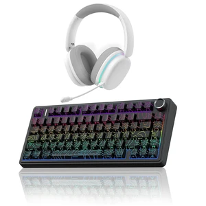 Wireless Keyboard and Headset Combo, F75 Pro Mechanical Keyboard G7 Pro Wireless Headset Wireless Keyboard and Headset Combo, F75 Pro Mechanical Keyboard G7 Pro Wireless Headset