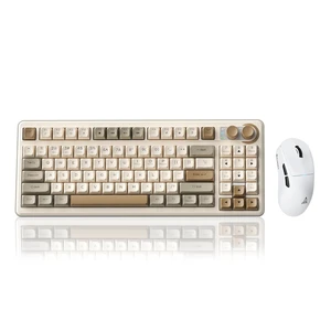SK90 75% Wireless Keyboard with Media Knob Number Pad & SM850 Gaming Mouse SK90 75% Wireless Keyboard with Media Knob Number Pad & SM850 Gaming Mouse
