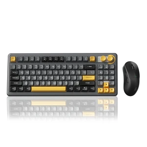 SK90 75% Wireless Keyboard with Media Knob Number Pad & SM850 Gaming Mouse SK90 75% Wireless Keyboard with Media Knob Number Pad & SM850 Gaming Mouse