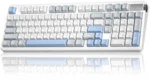 LEOBOG A98 Wireless Creamy Mechanical Gaming Keyboard with Number Pad Knob LEOBOG A98 Wireless Creamy Mechanical Gaming Keyboard with Number Pad Knob
