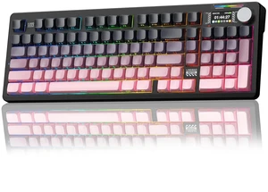 LINGBAO K98 PRO Wireless Mechanical Gaming Keyboard with Screen & Knob LINGBAO K98 PRO Wireless Mechanical Gaming Keyboard with Screen & Knob