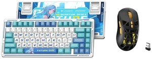 LINGBAO K75 Wireless Mechanical Keyboard,75% Anime Gaming Keyboard,Tri-Mode 2.4GHz/BT/Wired Rechargeable Keyboard+ SM802 Wireless Gaming Mouse,24,000 DPI Max,Lightweight Computer Mouse for Laptop/PC LINGBAO K75 Wireless Mechanical Keyboard,75% Anime Gaming Keyboard,Tri-Mode 2.4GHz/BT/Wired Rechargeable Keyboard+ SM802 Wireless Gaming Mouse,24,000 DPI Max,Lightweight Computer Mouse for Laptop/PC
