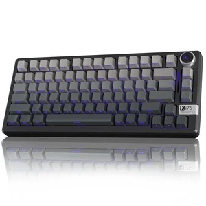 SOLAKAKA KI75 Wireless Mechanical Gaming Keyboard, 75% Percent Aluminum Hot Swappable Switches, Side-Printed RGB Backlit Custom Keyboard with Knob, Tri-Mode 2.4GHz/USB-C/BT 5.0 for PC SOLAKAKA KI75 Wireless Mechanical Gaming Keyboard, 75% Percent Aluminum Hot Swappable Switches, Side-Printed RGB Backlit Custom Keyboard with Knob, Tri-Mode 2.4GHz/USB-C/BT 5.0 for PC