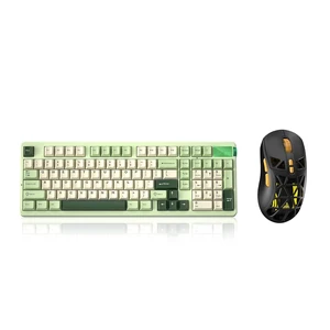 LEOBOG A98 Wireless Mechanical Keyboard and Mouse Combo,RGB Backlit Rechargeable 8000mAh Battery, Creamy Keyboard with Number Pad+ SM802 Wireless Gaming Mouse,24,000 DPI Max,Lightweight Computer Mouse LEOBOG A98 Wireless Mechanical Keyboard and Mouse Combo,RGB Backlit Rechargeable 8000mAh Battery, Creamy Keyboard with Number Pad+ SM802 Wireless Gaming Mouse,24,000 DPI Max,Lightweight Computer Mouse