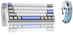 Aula WIN60 HE MAX- 60% Mechanical Gaming Keyboard Wired, Hall Effect Magnetic Switch Keyboard+SM802 Wireless Gaming Mouse,24,000 DPI Max,Lightweight Computer Mouse for Laptop/PC Aula WIN60 HE MAX- 60% Mechanical Gaming Keyboard Wired, Hall Effect Magnetic Switch Keyboard+SM802 Wireless Gaming Mouse,24,000 DPI Max,Lightweight Computer Mouse for Laptop/PC