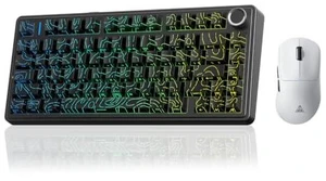 Aula F75 HE Wireless Hall Effect Magnetic Switch Gaming Keyboard +SOLAKAKA SM850 - Wireless Gaming Mouse Aula F75 HE Wireless Hall Effect Magnetic Switch Gaming Keyboard +SOLAKAKA SM850 - Wireless Gaming Mouse