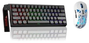 Aula WIN60 HE - 60% Mechanical Gaming Keyboard Wired, Hall Effect Magnetic Switch Keyboard+SM802 Wireless Gaming Mouse,24,000 DPI Max,Lightweight Computer Mouse for Laptop/PC Aula WIN60 HE - 60% Mechanical Gaming Keyboard Wired, Hall Effect Magnetic Switch Keyboard+SM802 Wireless Gaming Mouse,24,000 DPI Max,Lightweight Computer Mouse for Laptop/PC