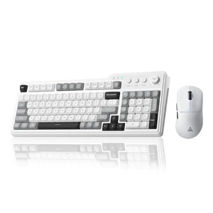 Aula F3099 Wireless Keyboard with Media Knob RGB Backlit Gaming Keyboard + SOLAKAKA SM850 - Wireless Gaming Mouse - Programmable Buttons,24000 DPI AdjustablePC Gaming & Office Mice for Win/Mac/Linux Aula F3099 Wireless Keyboard with Media Knob RGB Backlit Gaming Keyboard + SOLAKAKA SM850 - Wireless Gaming Mouse - Programmable Buttons,24000 DPI AdjustablePC Gaming & Office Mice for Win/Mac/Linux