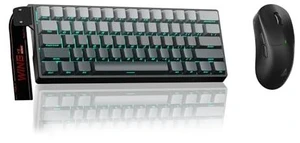 Aula WIN60 HE - 60% Mechanical Gaming Keyboard Wired, Hall Effect Magnetic Switch Keyboard+SOLAKAKA SM850 Wireless Gaming Mouse24000 DPI Adjustable, Lightweight, Ergonomic Wireless Mouse Aula WIN60 HE - 60% Mechanical Gaming Keyboard Wired, Hall Effect Magnetic Switch Keyboard+SOLAKAKA SM850 Wireless Gaming Mouse24000 DPI Adjustable, Lightweight, Ergonomic Wireless Mouse