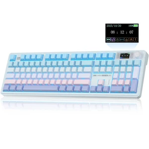 LINGBAO K108 Pro Wireless Mechanical Creamy Keyboard with Number Pad & Knob LINGBAO K108 Pro Wireless Mechanical Creamy Keyboard with Number Pad & Knob