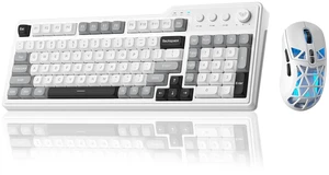 Aula F3099 Wireless Keyboard with Media Knob RGB Backlit Gaming Keyboard +SOLAKAKA SM802 Wireless Gaming Mouse Aula F3099 Wireless Keyboard with Media Knob RGB Backlit Gaming Keyboard +SOLAKAKA SM802 Wireless Gaming Mouse