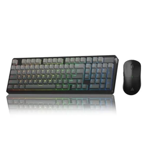 LEOBOG A98 Wireless Mechanical Keyboard and Mouse Combo, RGB Backlit Rechargeable 8000mAh Battery, Creamy Keyboard with Number Pad+ 2400DPI Mice, Programmable Keyboard Mouse with Software for PC Gamer LEOBOG A98 Wireless Mechanical Keyboard and Mouse Combo, RGB Backlit Rechargeable 8000mAh Battery, Creamy Keyboard with Number Pad+ 2400DPI Mice, Programmable Keyboard Mouse with Software for PC Gamer