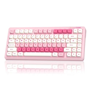 LINGBAO K75 Wireless Mechanical Pink Keyboard 75%, 10000mAh Battery LINGBAO K75 Wireless Mechanical Pink Keyboard 75%, 10000mAh Battery