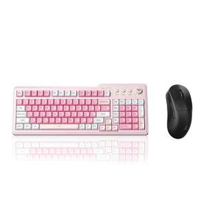 Aula F3099 Wireless Keyboard with Media Knob RGB Backlit Gaming Keyboard + SOLAKAKA SM850 - Wireless Gaming Mouse - Programmable Buttons,24000 DPI AdjustablePC Gaming & Office Mice for Win/Mac/Linux Aula F3099 Wireless Keyboard with Media Knob RGB Backlit Gaming Keyboard + SOLAKAKA SM850 - Wireless Gaming Mouse - Programmable Buttons,24000 DPI AdjustablePC Gaming & Office Mice for Win/Mac/Linux