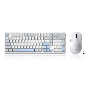 LEOBOG A98 Wireless Mechanical Keyboard and Mouse Combo, RGB Backlit Rechargeable 8000mAh Battery, Creamy Keyboard with Number Pad+ 2400DPI Mice, Programmable Keyboard Mouse with Software for PC Gamer LEOBOG A98 Wireless Mechanical Keyboard and Mouse Combo, RGB Backlit Rechargeable 8000mAh Battery, Creamy Keyboard with Number Pad+ 2400DPI Mice, Programmable Keyboard Mouse with Software for PC Gamer