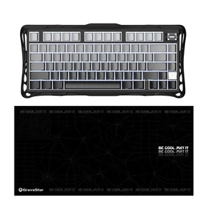 Mercury K1 75% Wireless Mechanical Gaming Keyboard, Aluminum Alloy Exoskeleton Design, Matching Mouse Pads in The Same Color (31.5 x 15.7 inch) Mercury K1 75% Wireless Mechanical Gaming Keyboard, Aluminum Alloy Exoskeleton Design, Matching Mouse Pads in The Same Color (31.5 x 15.7 inch)