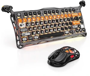 Mercury K1 Pro Keyboard CyberFlare & M2 Mouse Stealth Black Mercury K1 Pro Keyboard CyberFlare & M2 Mouse Stealth Black