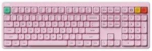 Node100 Wireless Mechanical Keyboard, Hot Swappable Custom Bluetooth Keyboard, 109 Keys Computer Gaming Keyboards, Supports Touch Gestures, PBT Keycaps, RGB Backlit, Bluetooth/2.4GHz/USB-C