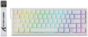 X68HE RT Mechanical Gaming Keyboard 60% Wired TKL-WhiteContour X68HE RT Mechanical Gaming Keyboard 60% Wired TKL-WhiteContour