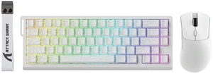 X68HE 60% Wired RT 8K Keyboard+Wireless R1 Mouse-White Contour X68HE 60% Wired RT 8K Keyboard+Wireless R1 Mouse-White Contour