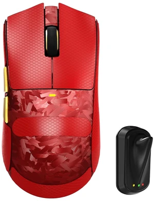 X11 Ultra 8K Carbon Fiber Tri Mode Wireless Gaming Mouse-Red X11 Ultra 8K Carbon Fiber Tri Mode Wireless Gaming Mouse-Red
