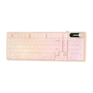 M98 Silent Office Keyboard with Number Pad, 3 Modes Wireless M98 Silent Office Keyboard with Number Pad, 3 Modes Wireless