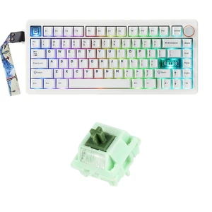 CIDOO QK75 VIA Programmable 75% Compact Keyboard with KiiBoom Matcha Latte V2 Linear Mechanical Switch Set CIDOO QK75 VIA Programmable 75% Compact Keyboard with KiiBoom Matcha Latte V2 Linear Mechanical Switch Set