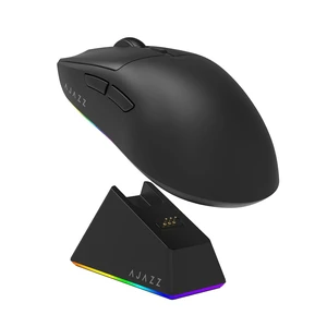 AJAZZ AJ139 V2 MC Gaming Mouse with Charging Base, Adjustable 12,000 DPI, PAW3311 Sensor, 3 Modes Wireless Mouse, 500mAh Battery, 1000 Polling Rate, 66g Lightweight, Win/Mac (Black) AJAZZ AJ139 V2 MC Gaming Mouse with Charging Base, Adjustable 12,000 DPI, PAW3311 Sensor, 3 Modes Wireless Mouse, 500mAh Battery, 1000 Polling Rate, 66g Lightweight, Win/Mac (Black)