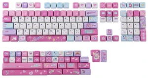 X Elyxirine Digital Dreams: Pastel Y2K Keycap Set, 144 Keys X Elyxirine Digital Dreams: Pastel Y2K Keycap Set, 144 Keys