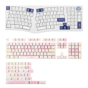 Feker Alice98 Ergonomic 98 Keys Custom Mechanical Keyboard with KiiBoom x Maorbeng Meow Meow Squad Keycaps Set Feker Alice98 Ergonomic 98 Keys Custom Mechanical Keyboard with KiiBoom x Maorbeng Meow Meow Squad Keycaps Set