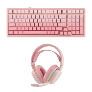 Aula F99 96% Creamy Gasket Mechanical Keyboard with Aula G7 Gaming Headset Aula F99 96% Creamy Gasket Mechanical Keyboard with Aula G7 Gaming Headset