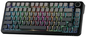 AJAZZ AK820 MAX HE Hall Effect Magnetic Gaming Keyboard, Adjustable Actuation, 8KHz Polling Rate, Wired Rapid Fast Keyboard, Creamy Gasket, RGB Backlight, NKRO for Win/Mac (Gradient Grey) AJAZZ AK820 MAX HE Hall Effect Magnetic Gaming Keyboard, Adjustable Actuation, 8KHz Polling Rate, Wired Rapid Fast Keyboard, Creamy Gasket, RGB Backlight, NKRO for Win/Mac (Gradient Grey)