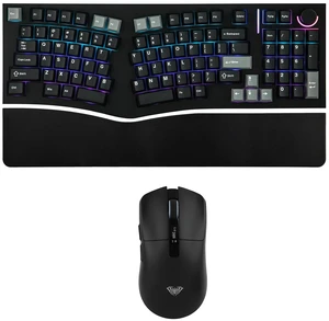 Alice98 Ergonomic 98 Keys Custom Mechanical Keyboard with SC590 PRO Gaming Mouse with Display Screen Alice98 Ergonomic 98 Keys Custom Mechanical Keyboard with SC590 PRO Gaming Mouse with Display Screen