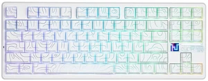 Aula F87 PRO V2 Wireless Gaming Keyboard with 10000mAh Battery, 8K Polling, SOCD/MT/TGL, BT/2.4GHz/Wired, Hot Swap TKL Mechanical Keyboard with Creamy Gasket, RGB Backlit (White) Aula F87 PRO V2 Wireless Gaming Keyboard with 10000mAh Battery, 8K Polling, SOCD/MT/TGL, BT/2.4GHz/Wired, Hot Swap TKL Mechanical Keyboard with Creamy Gasket, RGB Backlit (White)