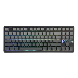 Aula F87 PRO V2 Wireless Gaming Keyboard with 10000mAh Battery, 8K Polling, SOCD/MT/TGL, BT/2.4GHz/Wired, Hot Swap TKL Mechanical Keyboard with Creamy Gasket, RGB Backlit (Black Gradient) Aula F87 PRO V2 Wireless Gaming Keyboard with 10000mAh Battery, 8K Polling, SOCD/MT/TGL, BT/2.4GHz/Wired, Hot Swap TKL Mechanical Keyboard with Creamy Gasket, RGB Backlit (Black Gradient)
