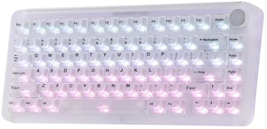 Phantom81 V4 Acrylic Semi-Translucent Mechanical Keyboard, Creamy Gasket, 75% Wireless Gaming Keyboard with 8000mAh Battery, RGB Backlits, Hot Swap, Shine Through, NKRO, Win/Mac (Clear) Phantom81 V4 Acrylic Semi-Translucent Mechanical Keyboard, Creamy Gasket, 75% Wireless Gaming Keyboard with 8000mAh Battery, RGB Backlits, Hot Swap, Shine Through, NKRO, Win/Mac (Clear)