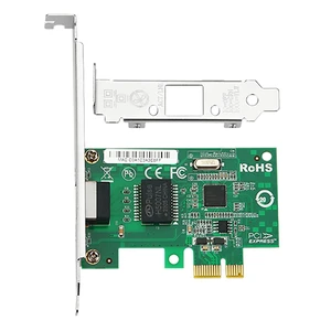 PCIe x1 to RJ45 Gigabit Ethernet Network Card with I210AT Chip RJ45 Single-Port Server LAN Adapter 10/100/1000Mbps, PXE Boot Support, Compatible with Windows/Linux/VMware PCIe x1 to RJ45 Gigabit Ethernet Network Card with I210AT Chip RJ45 Single-Port Server LAN Adapter 10/100/1000Mbps, PXE Boot Support, Compatible with Windows/Linux/VMware