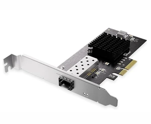 10Gbps Single-Port SFP+ PCIe 3.0 x4 Network Adapter Card Desktop Server Expansion with 82599 Chipset, Compatible with Windows/Linux/VMware 10Gbps Single-Port SFP+ PCIe 3.0 x4 Network Adapter Card Desktop Server Expansion with 82599 Chipset, Compatible with Windows/Linux/VMware