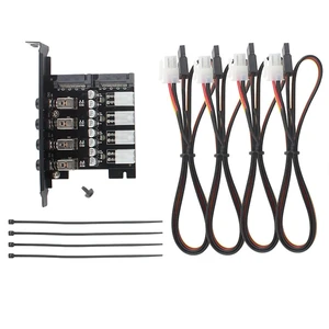 PH3 Desktop Rear 4-Way Hard Disk Control Board Optical Drive Power Control Switch SATA Power Expansion Card PH3 Desktop Rear 4-Way Hard Disk Control Board Optical Drive Power Control Switch SATA Power Expansion Card